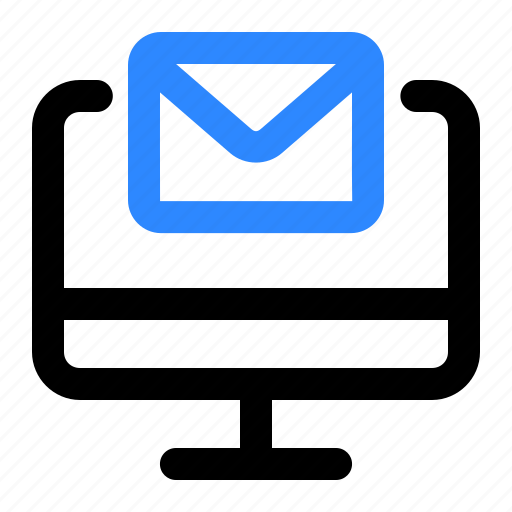 Monitor, email, mail, message, communications icon - Download on Iconfinder