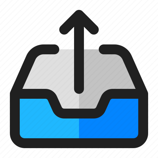 Outbox, upload, ui, inbox icon - Download on Iconfinder