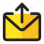 send, email, envelope, upload, message 