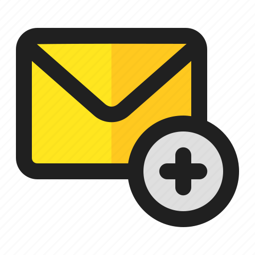Add, email, mail, message, communications icon - Download on Iconfinder
