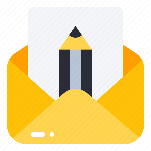 Draft, write, email, mail, envelope, message, letter icon - Download on Iconfinder