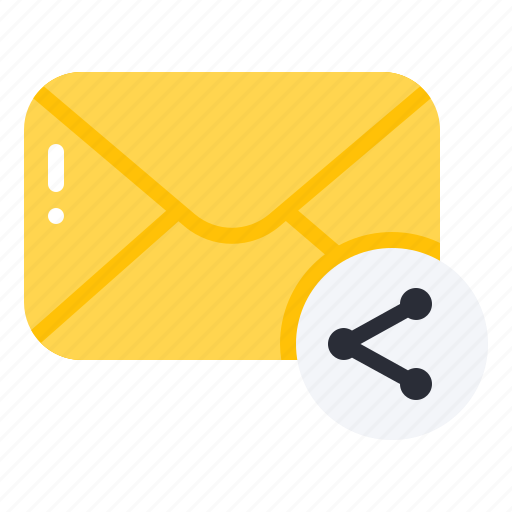 Share, sharing, email, mail, envelope, message, letter icon - Download on Iconfinder