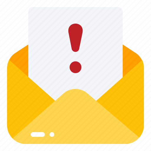 Spam, alert, email, mail, envelope, message, letter icon - Download on Iconfinder