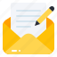 write, mail, content, email, envelope, message, letter 