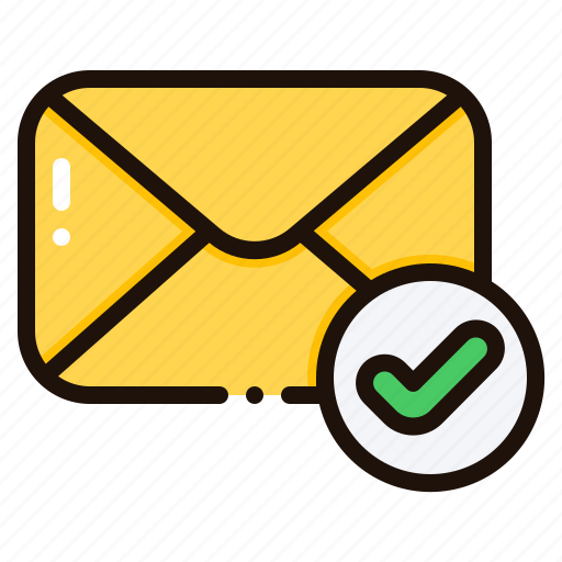Completed, success, email, mail, envelope, message, letter icon - Download on Iconfinder