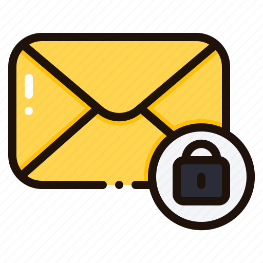 Encrypted, lock, email, mail, envelope, message, letter icon - Download on Iconfinder