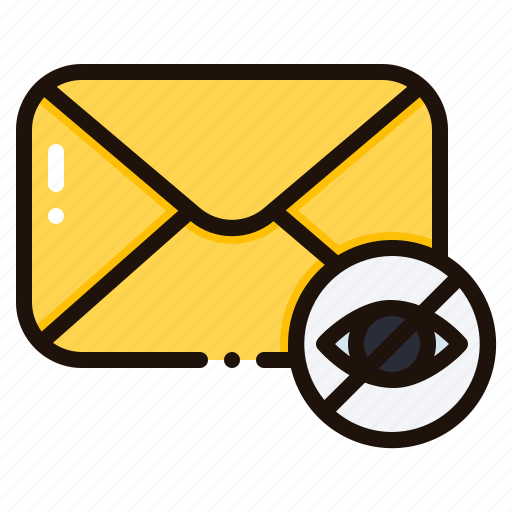 Hidden, invisible, email, mail, envelope, message, letter icon - Download on Iconfinder
