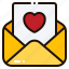 love, heart, email, mail, envelope, message, letter 