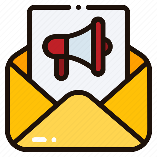 Promote, megaphone, email, mail, envelope, message, letter icon - Download on Iconfinder