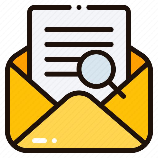 Searching, search, email, mail, envelope, message, letter icon - Download on Iconfinder