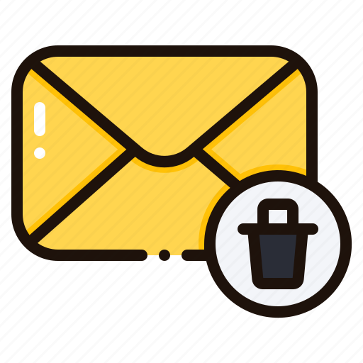 Trash, delete, email, mail, envelope, message, letter icon - Download on Iconfinder