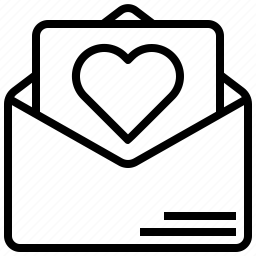 Heart, email, love, and, romance, valentine, romantic icon - Download on Iconfinder