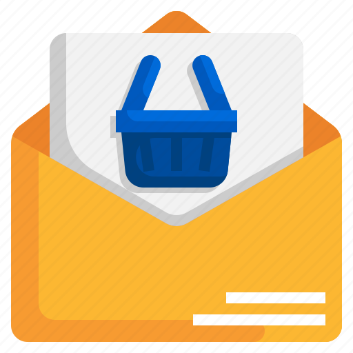 Shopping, email, promotion, commerce, and, bag, communications icon - Download on Iconfinder