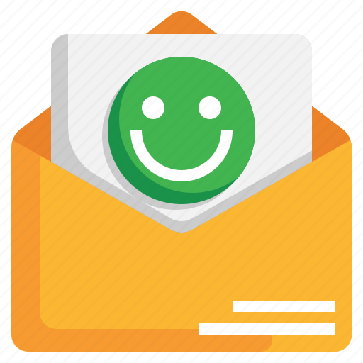Smile, email, smileys, mails, communications, mail icon - Download on Iconfinder