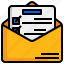 document, email, mail, send, letter, envelopes 