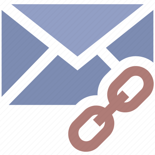 Chain, envelope, letter, link, message, url icon - Download on Iconfinder