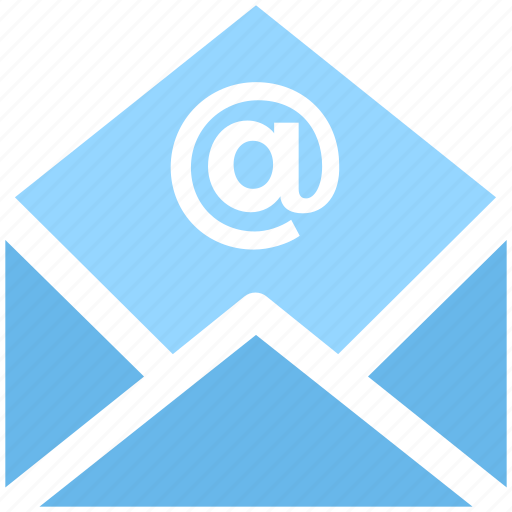 At, envelope, letter, mail, message, open icon - Download on Iconfinder