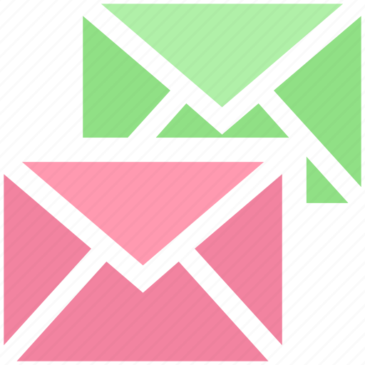 Double, email, envelopes, letter, mail, messages icon - Download on Iconfinder