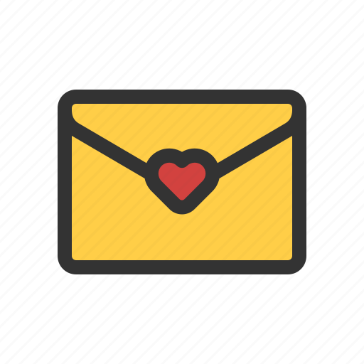 Favorite mail, love greeting, love letter, wedding invitation icon - Download on Iconfinder