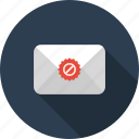 block, cancel, email, envelope, filter, letter, mail