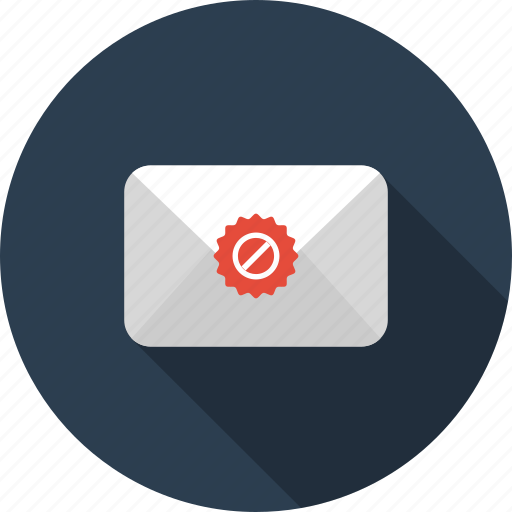 Block, cancel, email, envelope, filter, letter, mail icon - Download on Iconfinder