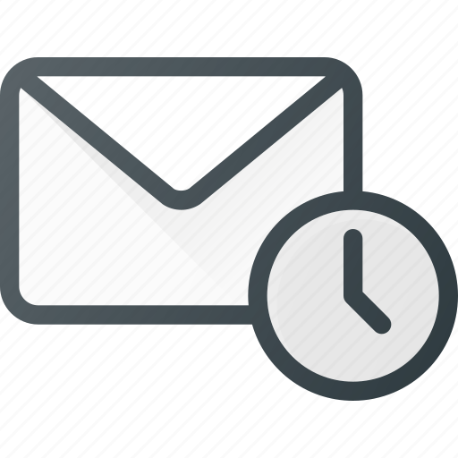 Delay, email, envelope, mail, message, time icon - Download on Iconfinder
