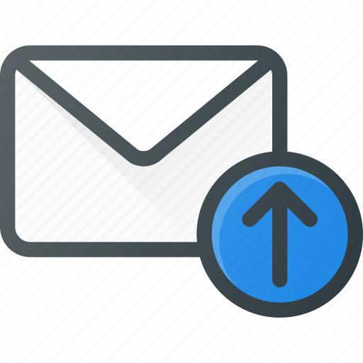 Email, envelope, mail, message, upload icon - Download on Iconfinder