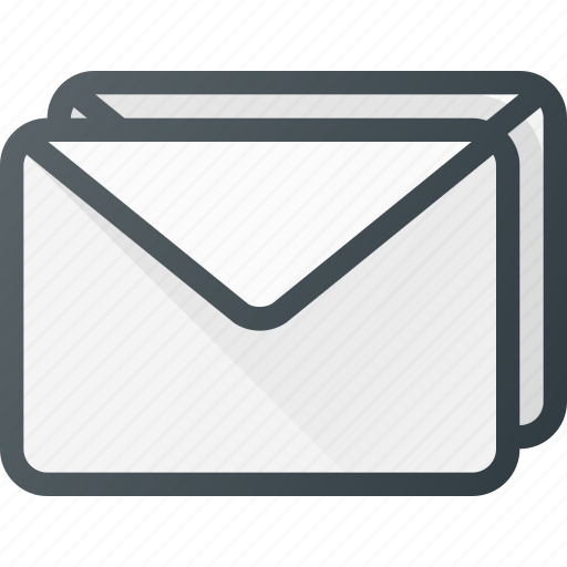 Email, envelope, mail, message, newsletter, stack icon - Download on Iconfinder