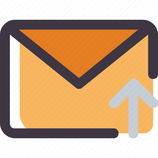 Email, envelope, letter, mail, upload icon - Download on Iconfinder