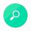 emerald, gradient, half, search, engine, internet, magnifier 