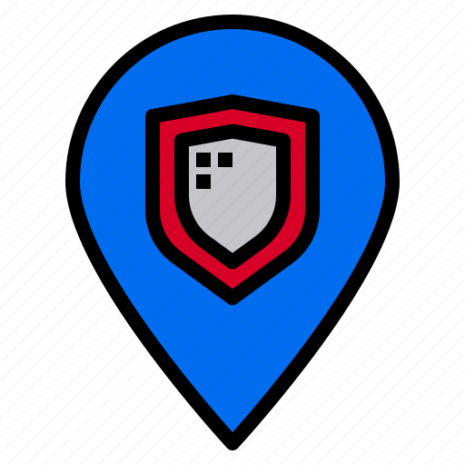 Location, profession, service, shield, teamwork, transport, work icon - Download on Iconfinder