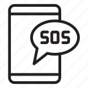 emergency, service, message, device, smartphone, sos, mobile
