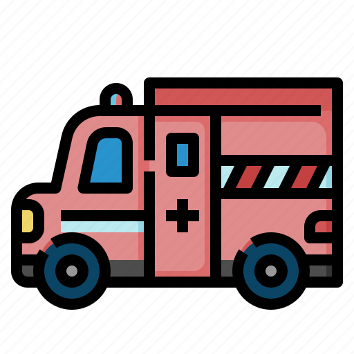 Ambulance, emergency, siren, healthcare, medical, vehicle, hospital icon - Download on Iconfinder