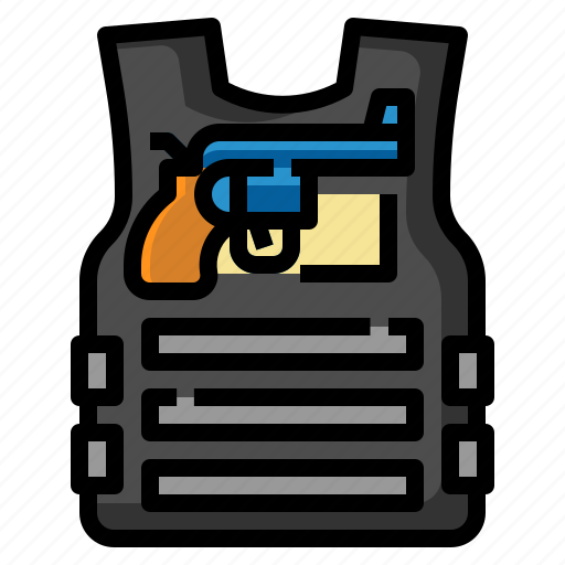 Armor, bulletproof, life, jacket, vest, security, secure icon - Download on Iconfinder
