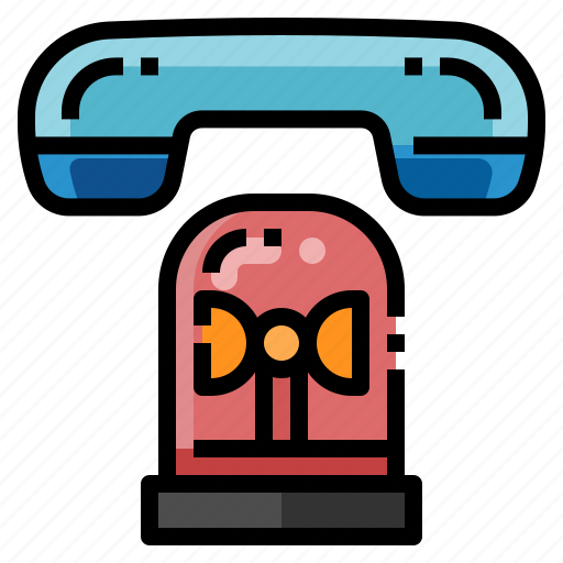 Emergency, call, siren, help, hotline, telephone, support icon - Download on Iconfinder