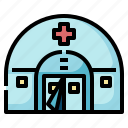 hospital, red, cross, first, aid, tent, camp