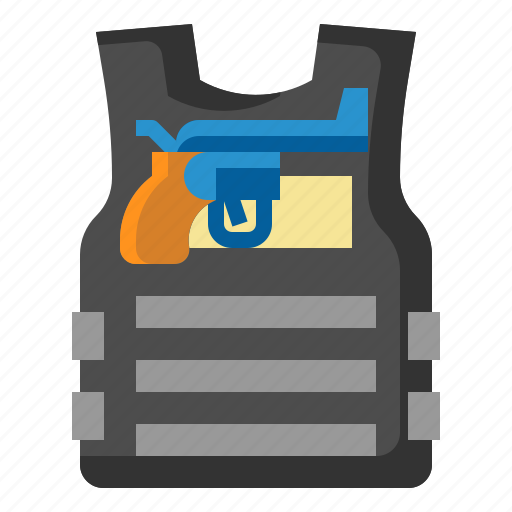 Armor, bulletproof, life, jacket, vest, security, protection icon - Download on Iconfinder