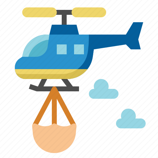 Chopper, transportation, helicopter, aircraft, aviation, delivery, transport icon - Download on Iconfinder