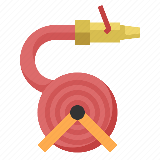Fire, hose, water, firefighting, rescue, emergency icon - Download on Iconfinder