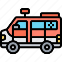 ambulance, paramedic, rescue, vehicle, hospital
