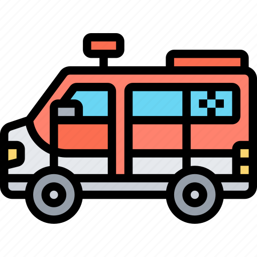Ambulance, paramedic, rescue, vehicle, hospital icon - Download on Iconfinder