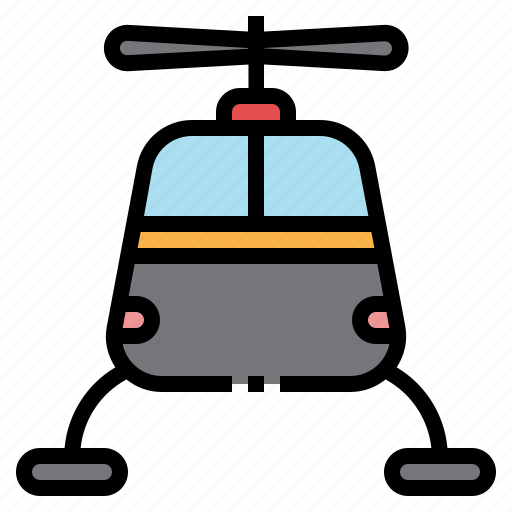 Helicopter, aircraft, emergency, plane, transportation icon - Download on Iconfinder