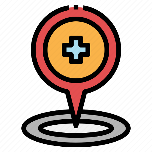 Location, address, station, pin, hospital icon - Download on Iconfinder