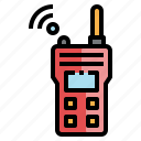 walkie, talkie, communication, radio, transmitter