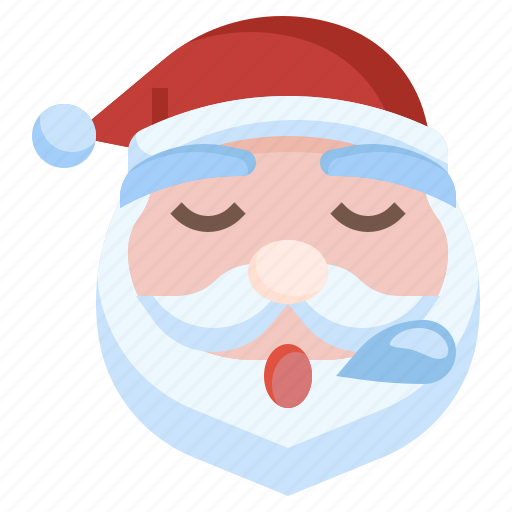 Santa, sleepy, christmas, fe, xmas, winter, snow icon - Download on Iconfinder