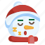 snowman, sleepy, feelings, emoji, emoticons, snow, christmas 