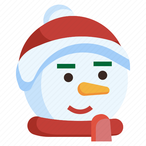 Snowman, smiley, emoji, xmas, winter, christmas, snow icon - Download on Iconfinder