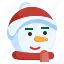 snowman, smiley, emoji, xmas, winter, christmas, snow 