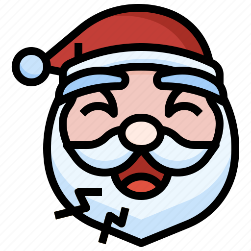 Santa, laughing, christmas, happy, xmas, winter icon - Download on Iconfinder