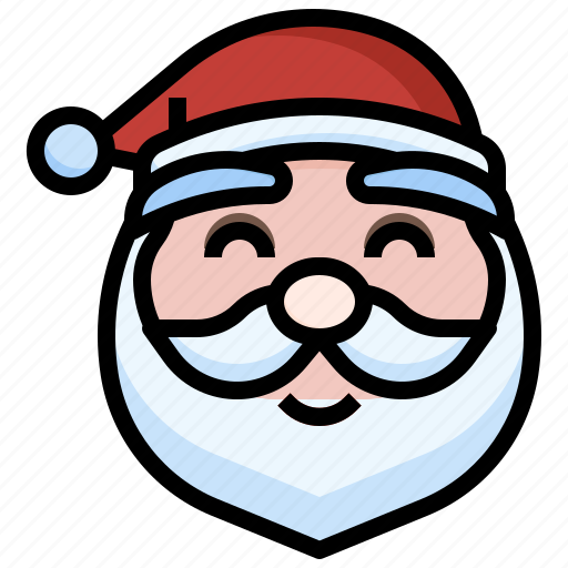 Santa, smiley, emoji, emoticons, christmas, xmas, winter icon - Download on Iconfinder